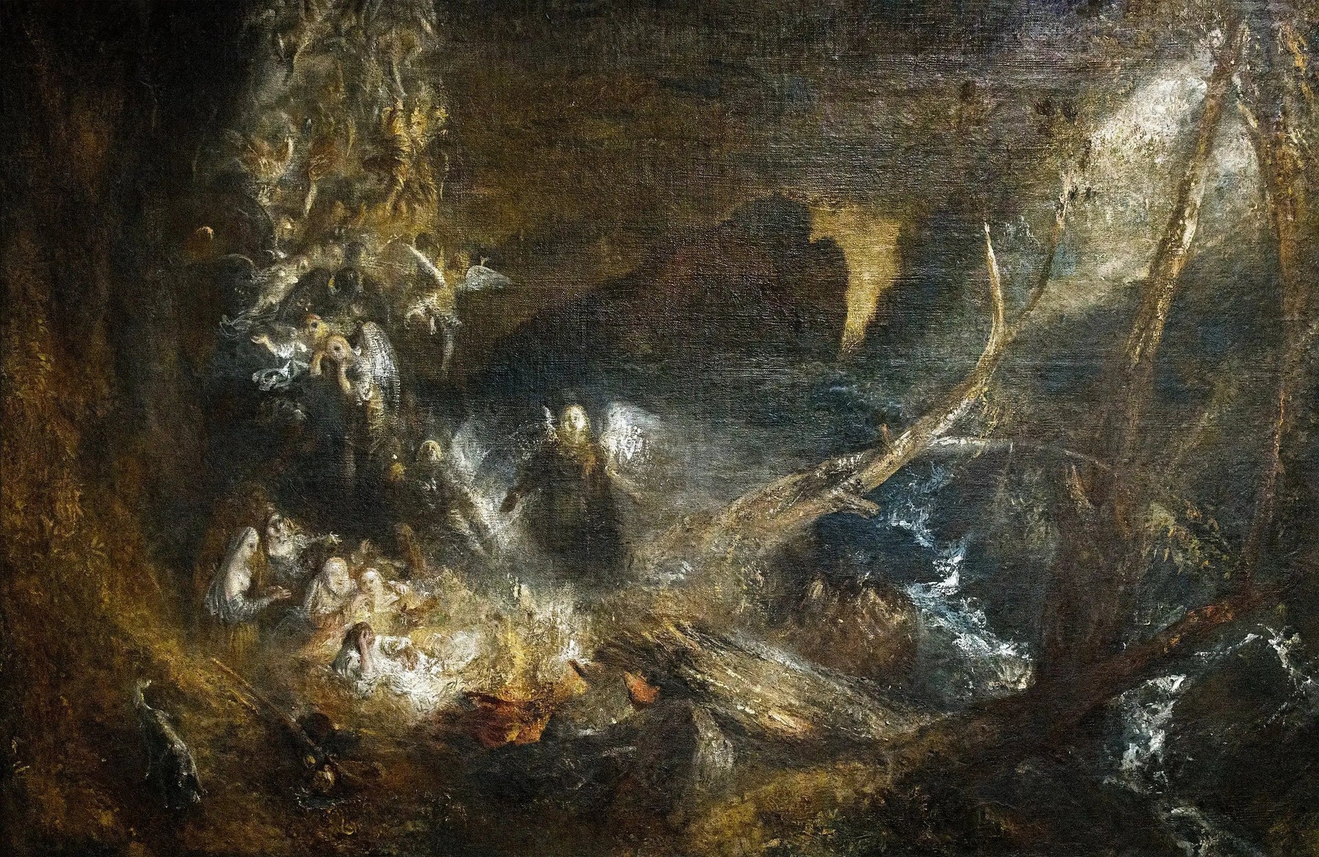 Vision de l'échelle de Jacob - J. M. W. Turner image 1 reproduction de peinture à l’huile