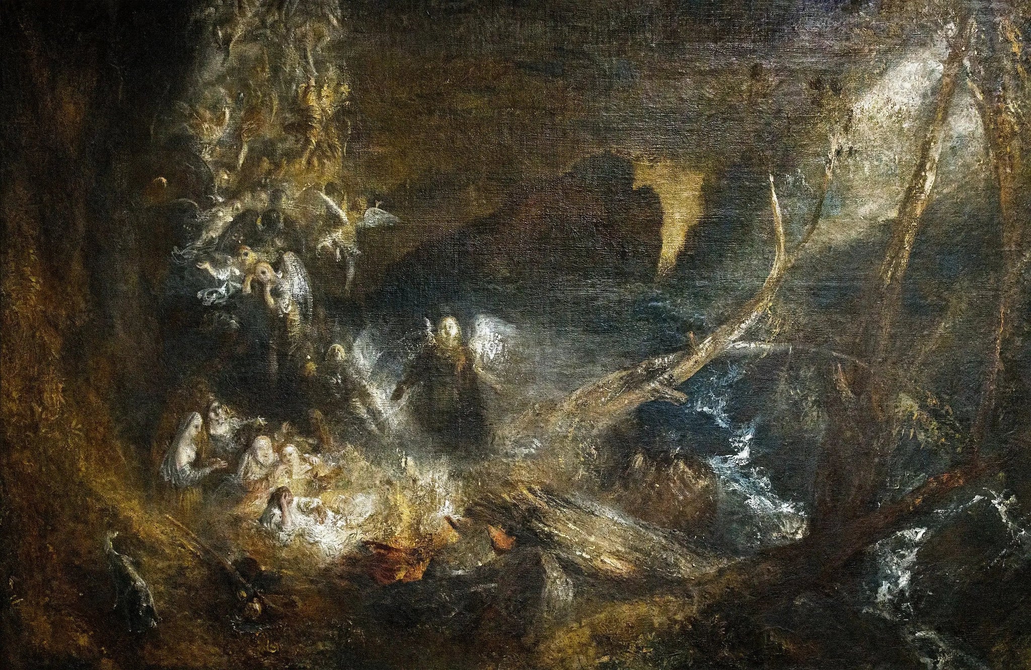 Vision de l'échelle de Jacob - J. M. W. Turner image 1 reproduction de peinture à l’huile
