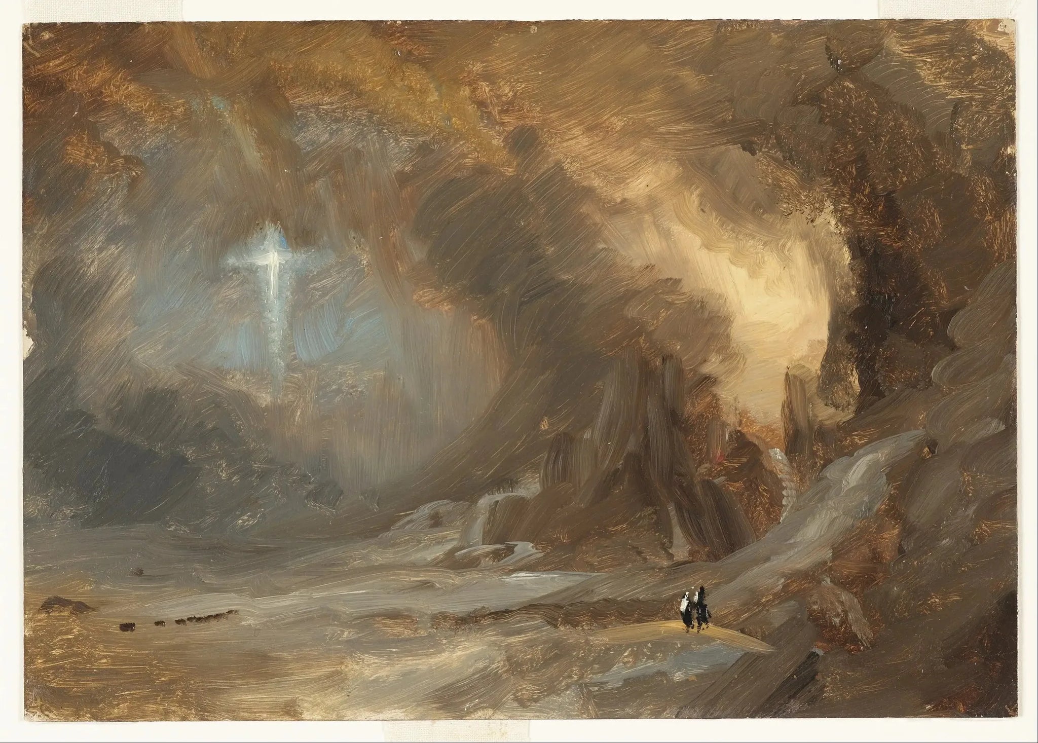 Vision de la Croix - Frederic Edwin Church image 1 copie de tableau peinte à la main