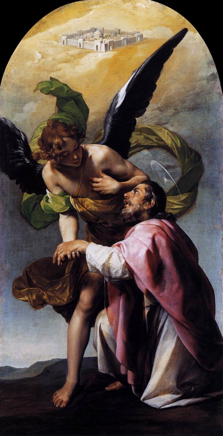 Vision de saint Jean - Alonso Cano image 1 tableau peint à l’huile sur toile