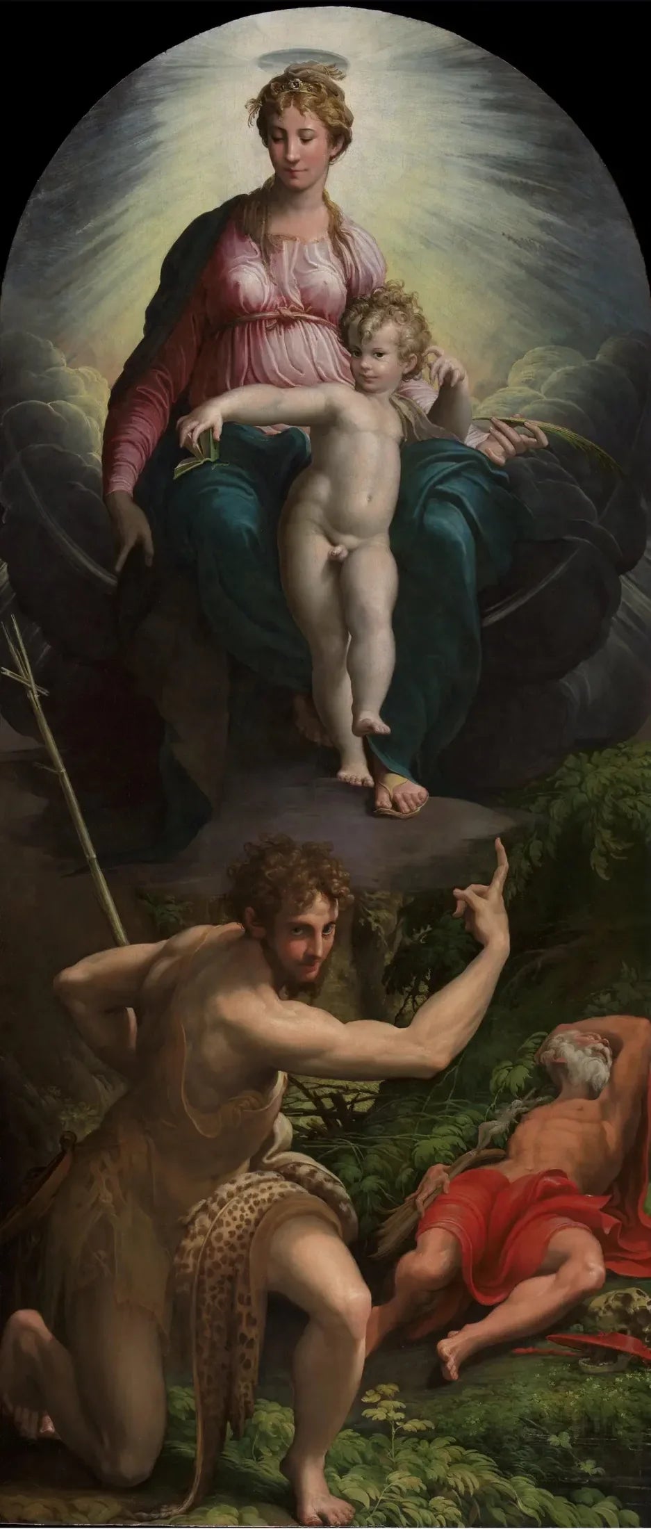 Vision de saint Jérôme - Parmigianino image 1 copie peinte à la main à l’huile