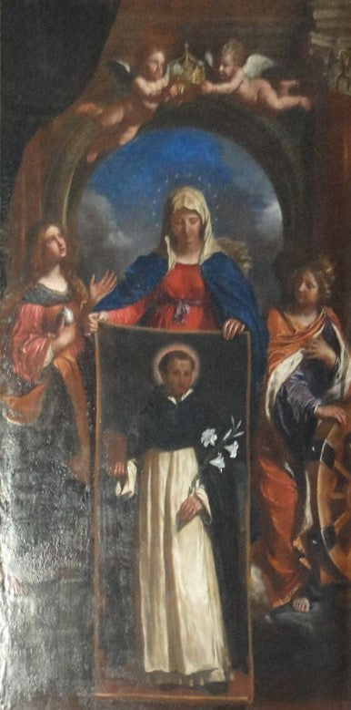 Vision de Soriano - Guercino image 1 copie peinte à la main à l’huile