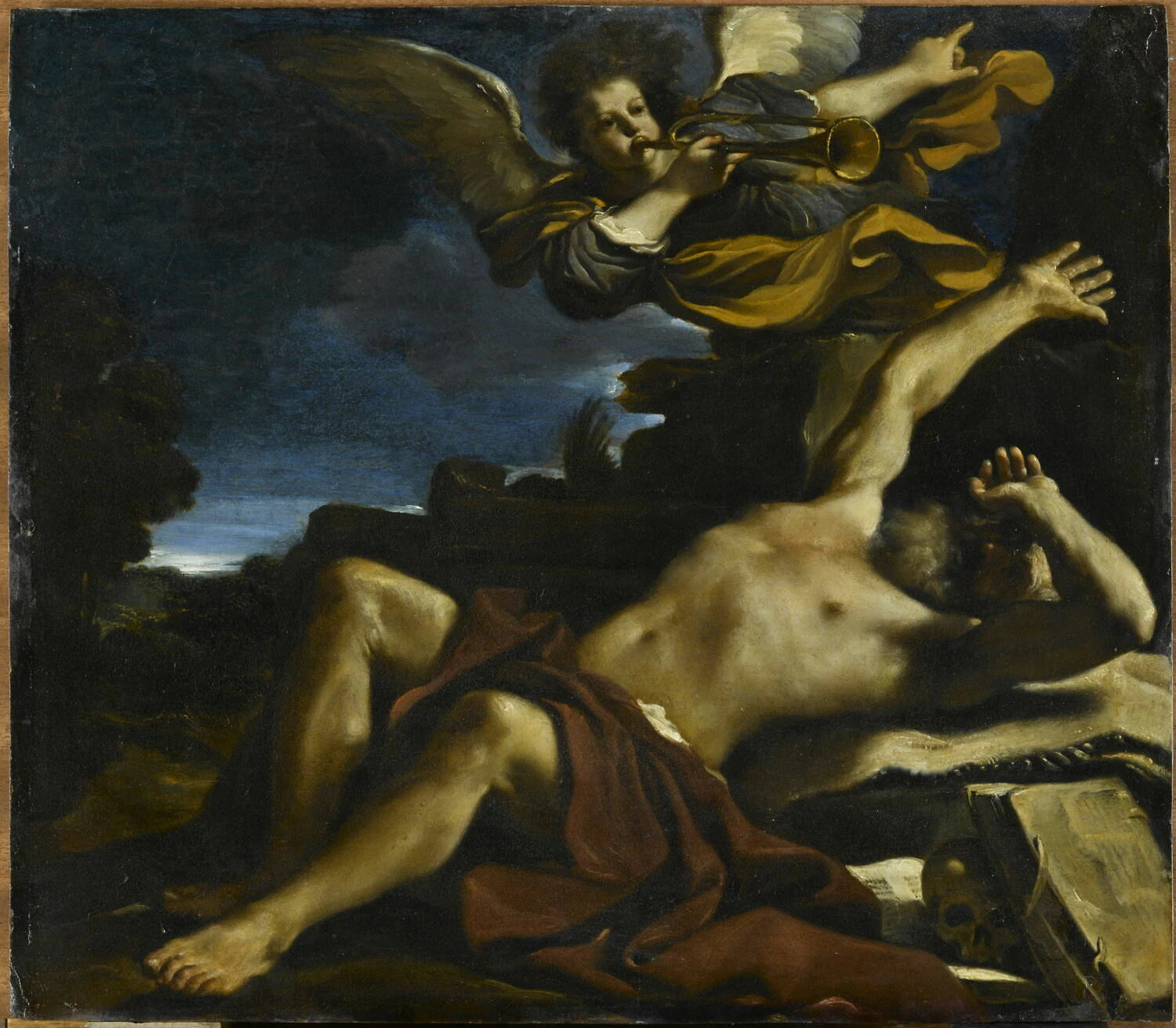 La Vision de saint Jérôme - Il Guercino Le Guerchin