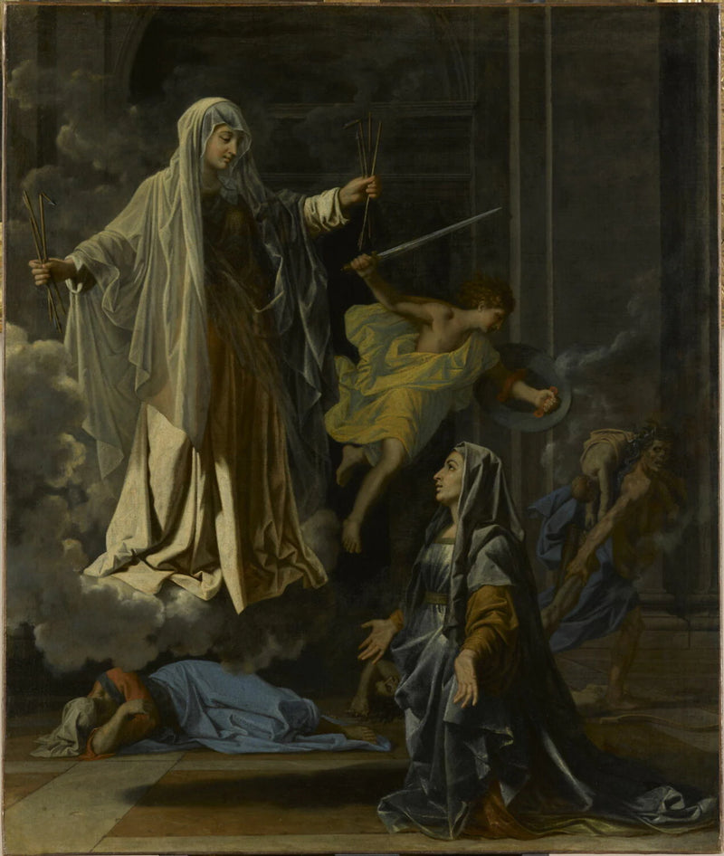La Vision de sainte Françoise Romaine - Nicolas Poussin