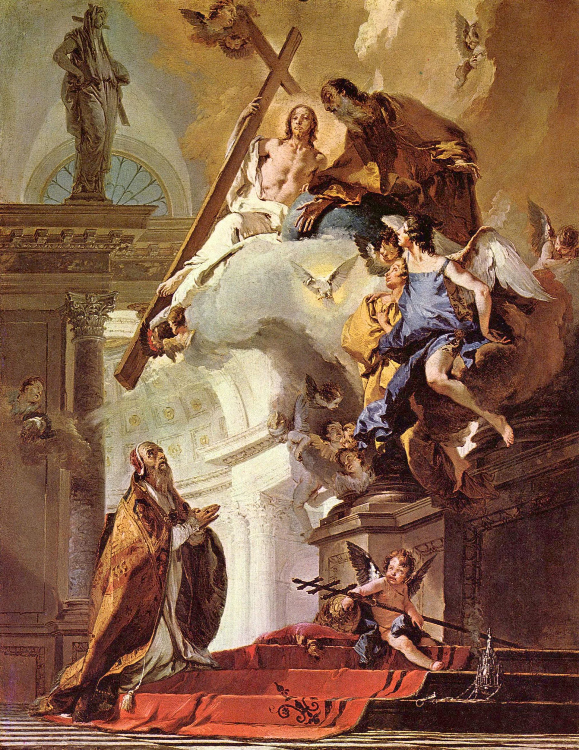 Une vision de la Trinité - Giambattista Tiepolo