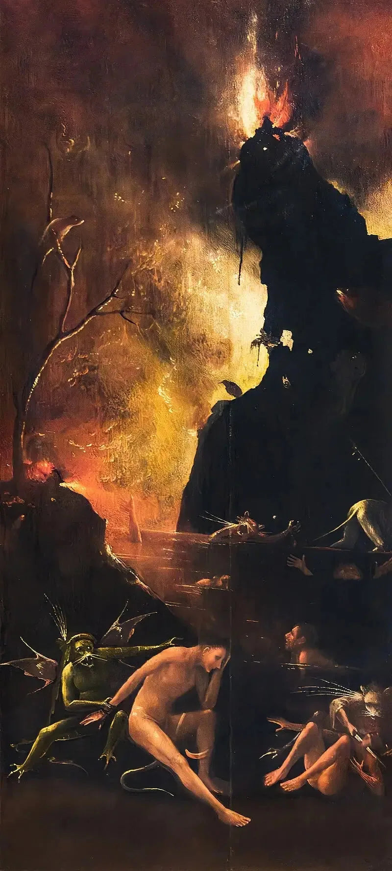 Visions de l'au-delà : l'enfer - Hieronymus Bosch