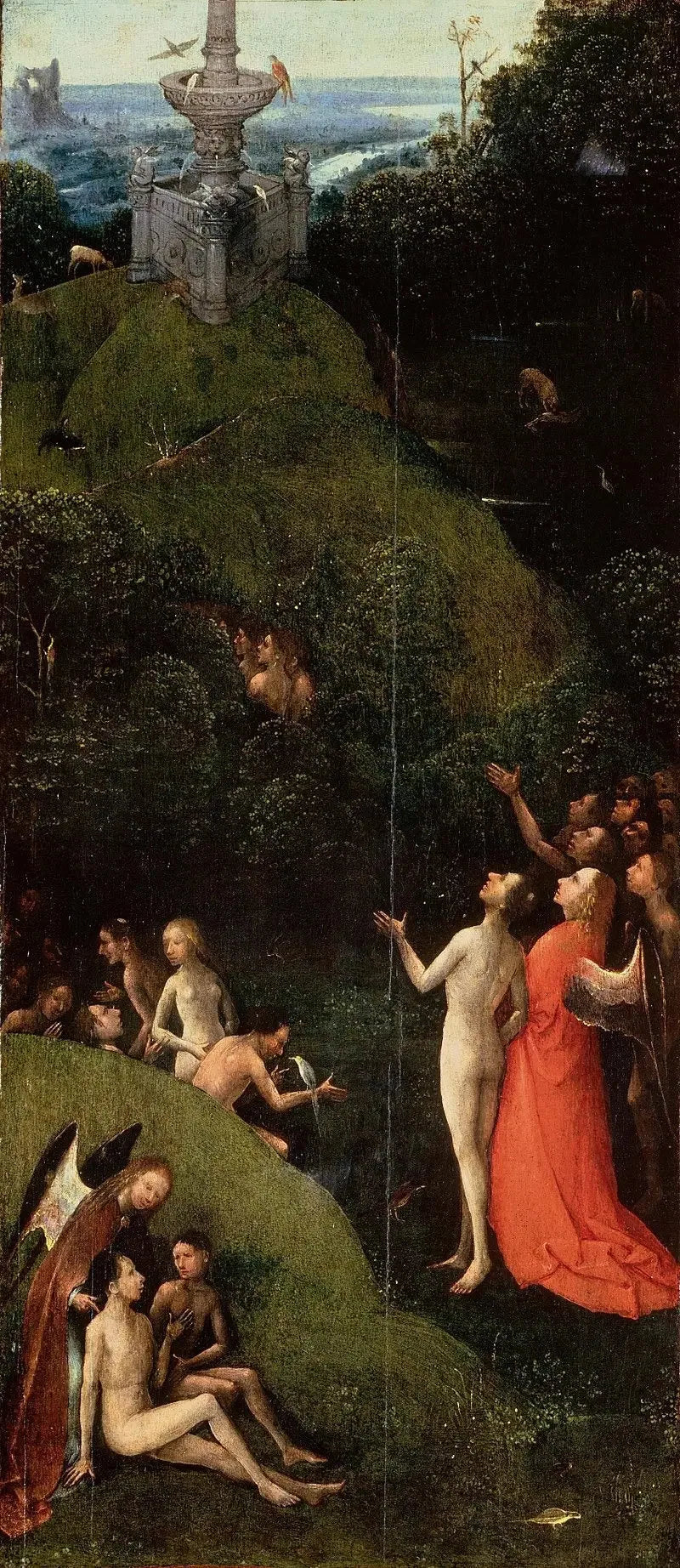Visions de l'au-delà : le paradis terrestre - Hieronymus Bosch image 1 reproduction de peinture à l’huile
