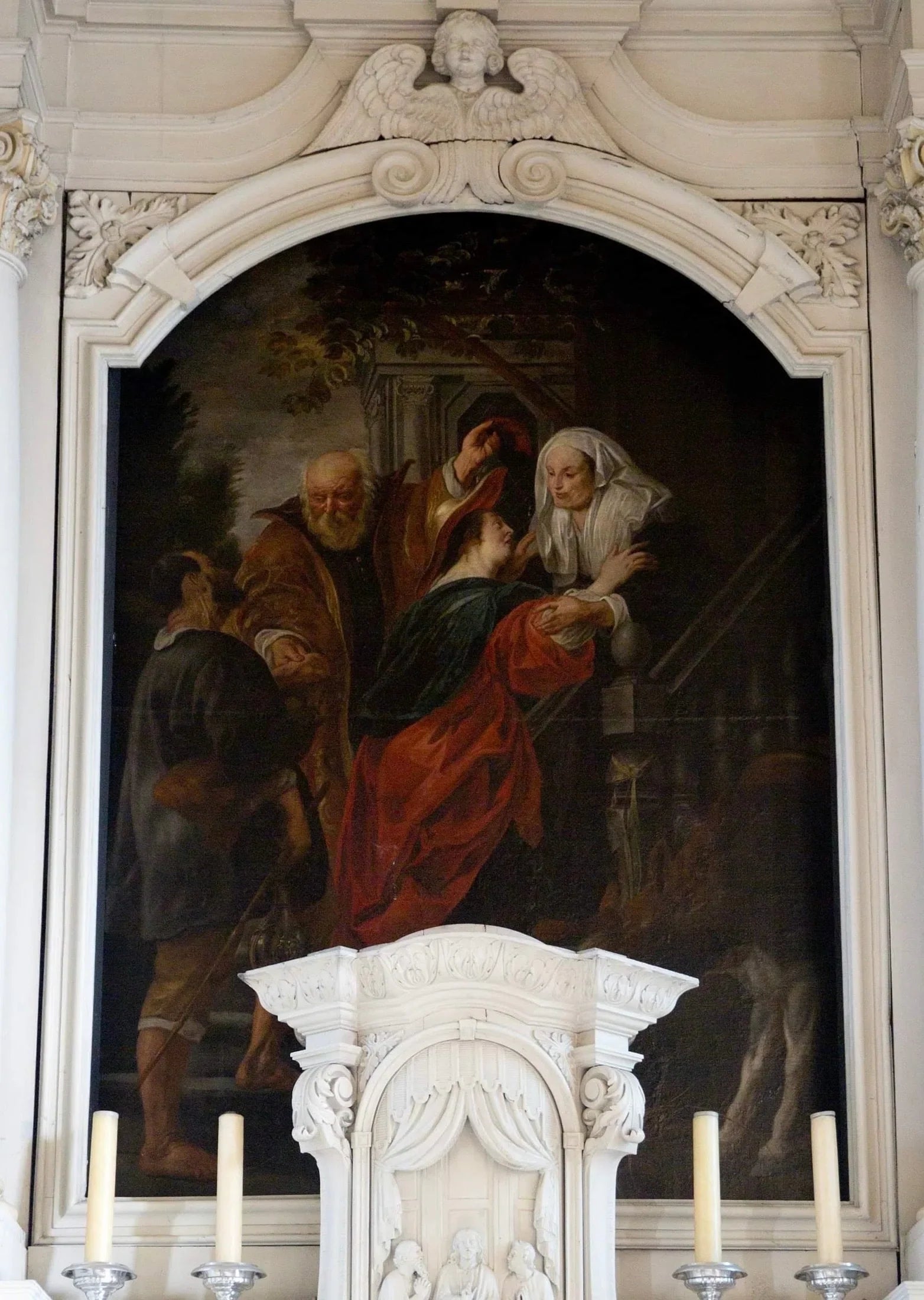 Visitatie - Jacob Jordaens image 1 tableau peint à l’huile sur toile