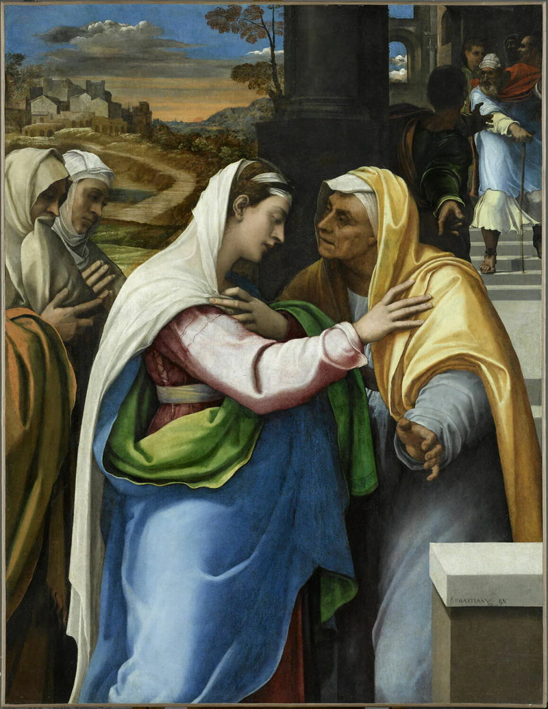 La Visitation - Sebastiano del Piombo (Sebastianio Luciani, dit)