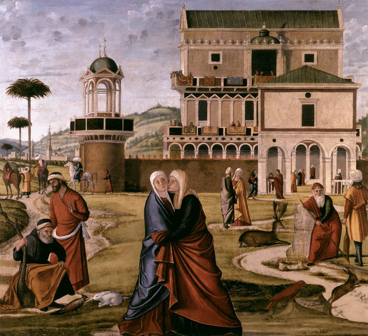 Visitation - Vittore Carpaccio image 1 reproduction de peinture à l’huile