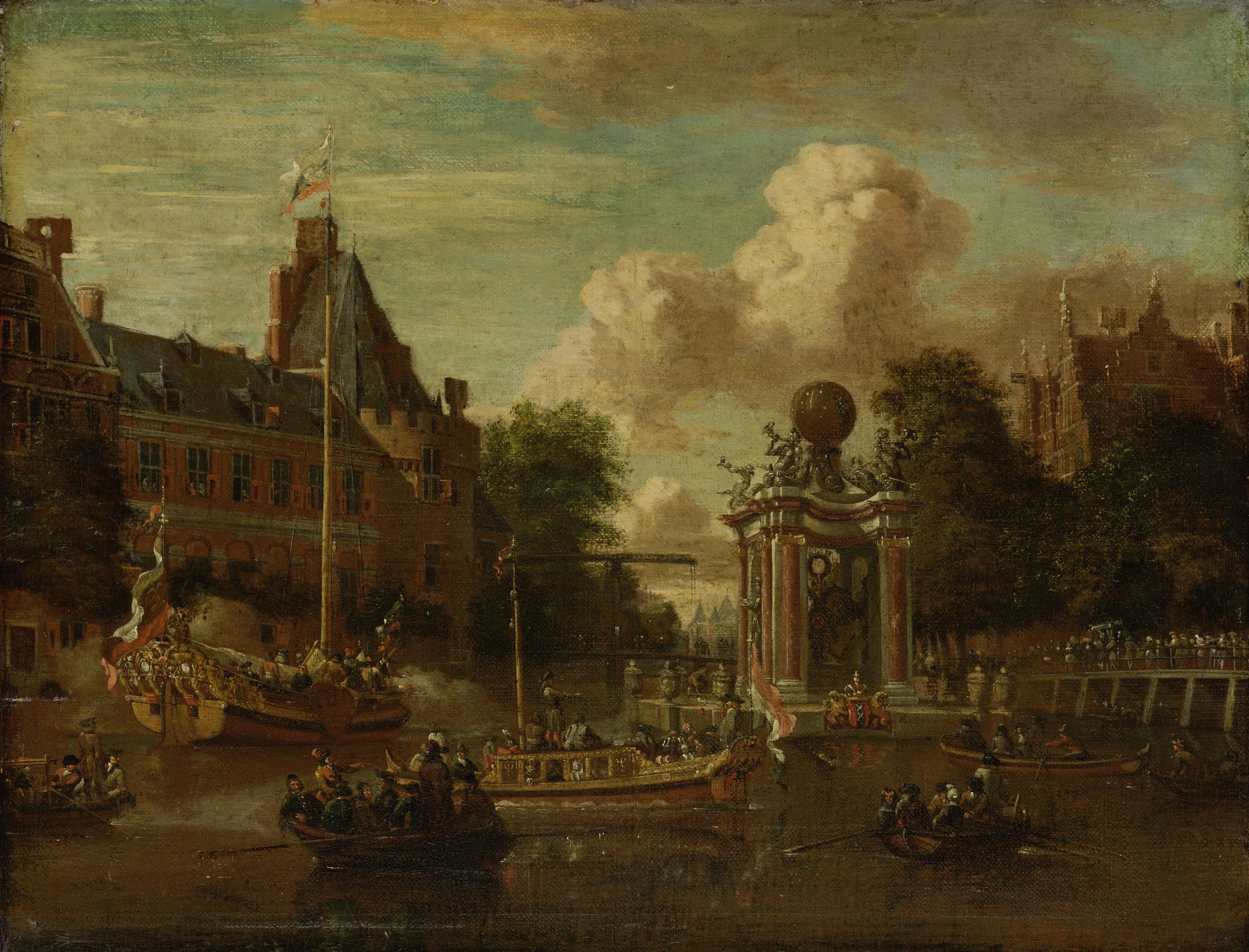 Visite de la légation moscovite à Amsterdam, 29 août 1697 - Abraham Storck