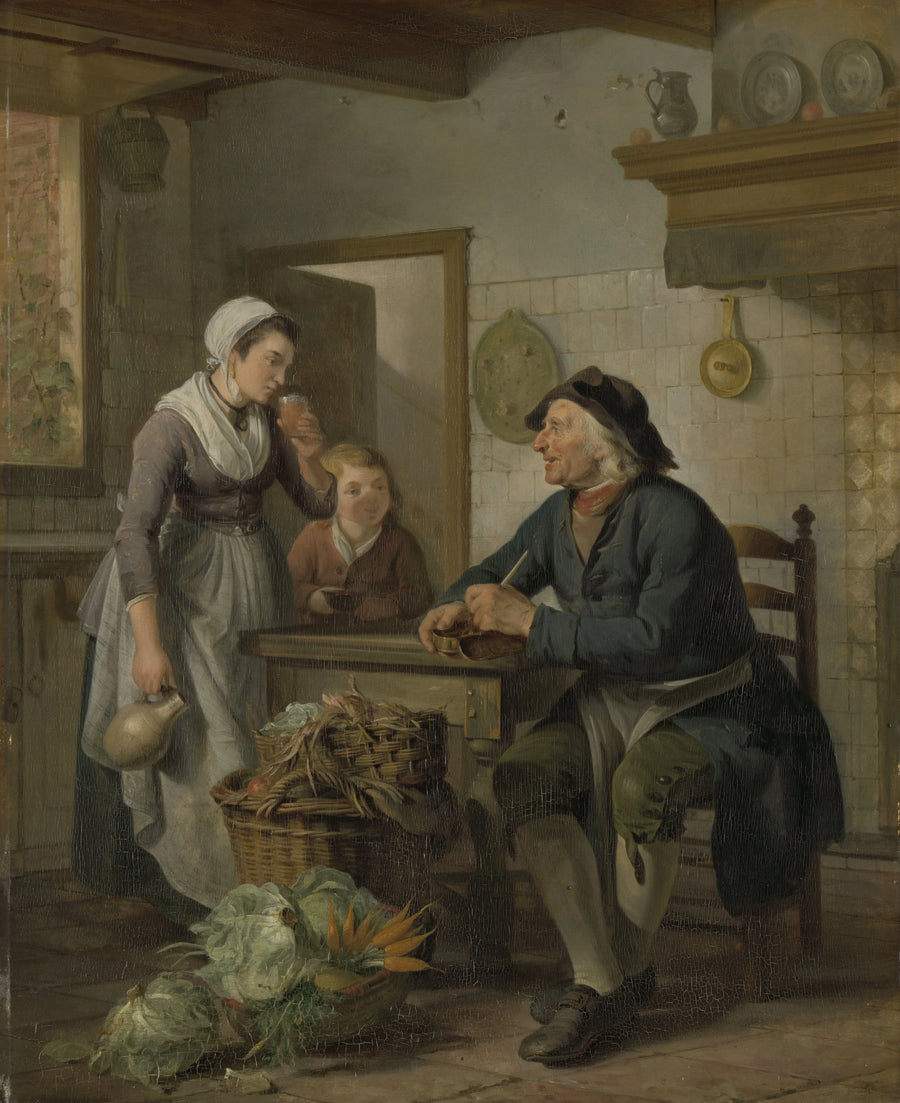 Visite du matin - Adriaan de Lelie