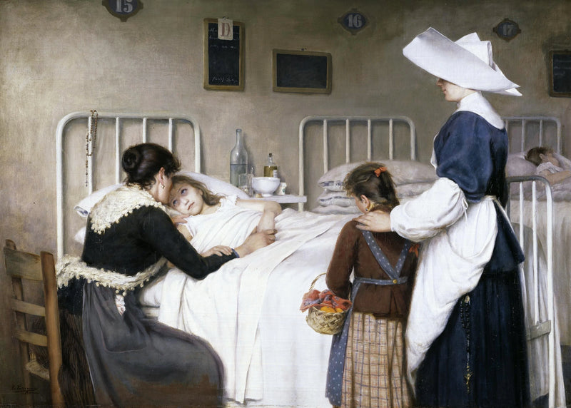 Visite de la mère à l'hôpital - Enrique Paternina García-Cid