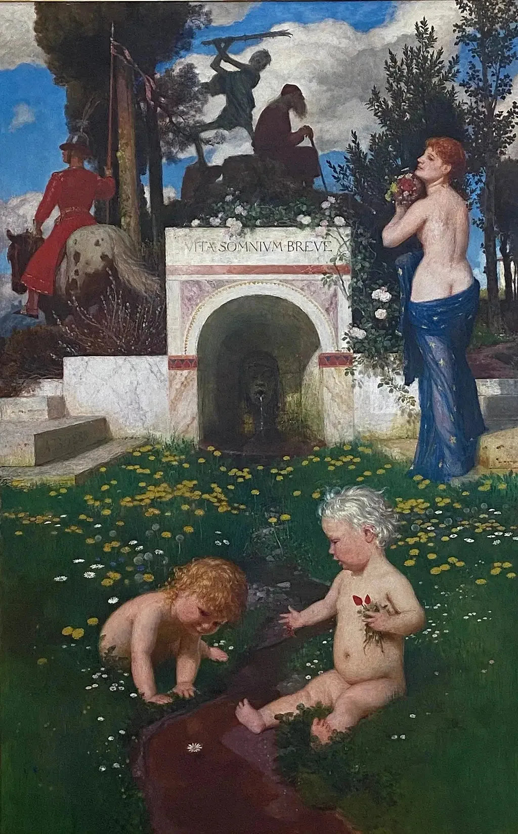 Vita somnium breve (La vie un rêve court) - Arnold Böcklin image 1 tableau peint à l’huile sur toile