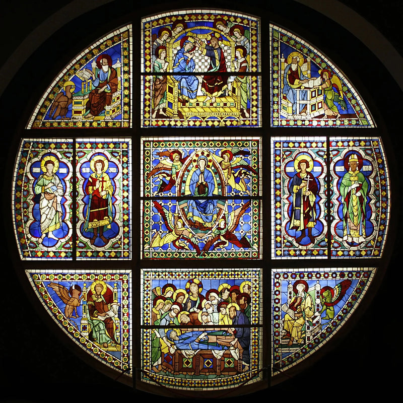 Vitrail du Duomo de Sienne - Duccio di Buoninsegna