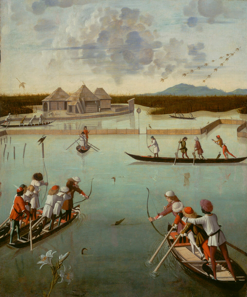 La Chasse sur la lagune - Vittore Carpaccio