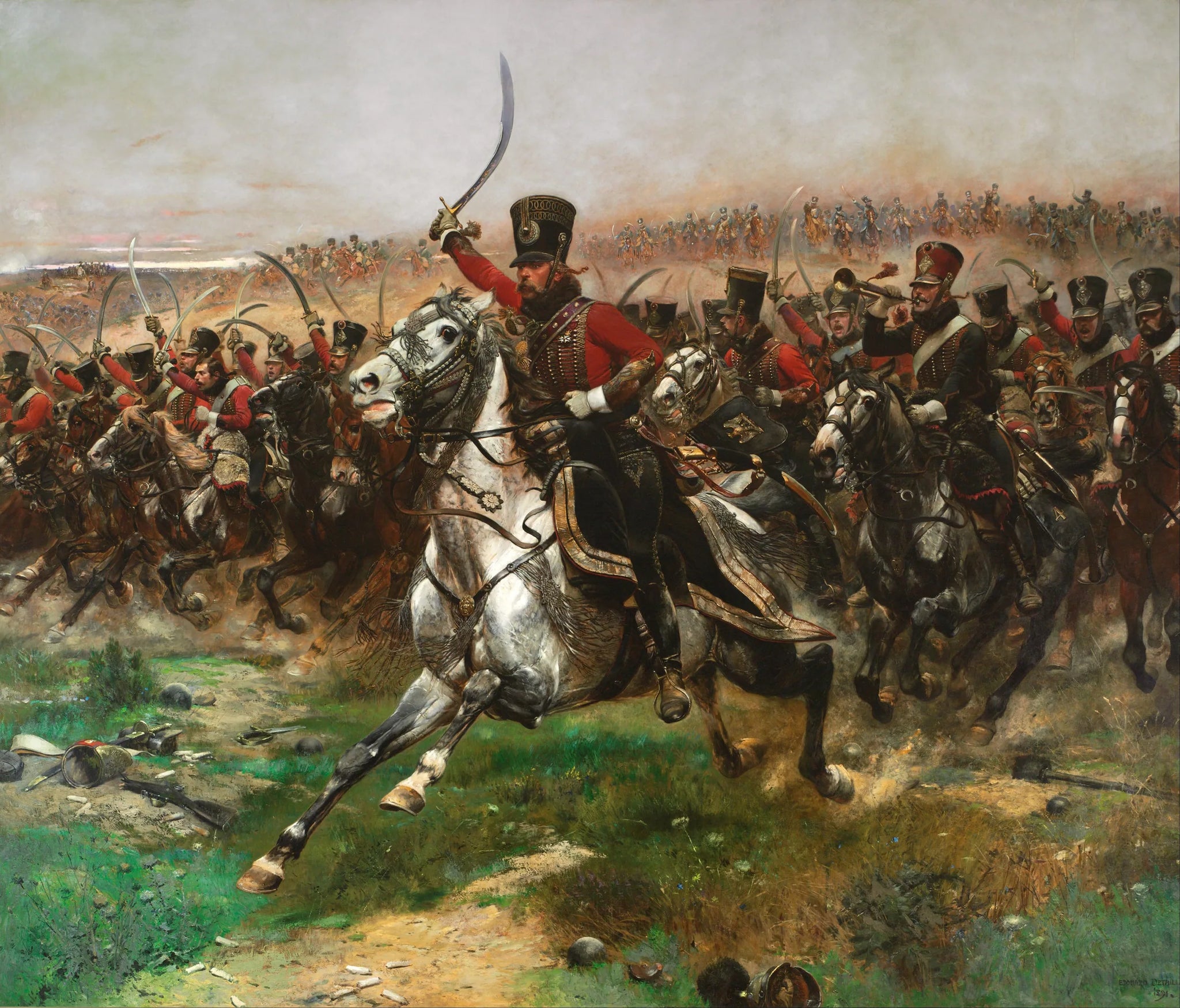 Vive l'Empereur - Édouard Detaille image 1 copie de tableau peinte à la main