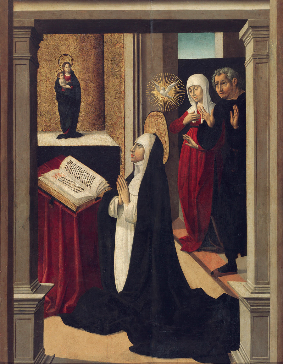 La vocation de Sainte Catherine de Sienne - Pedro Romana