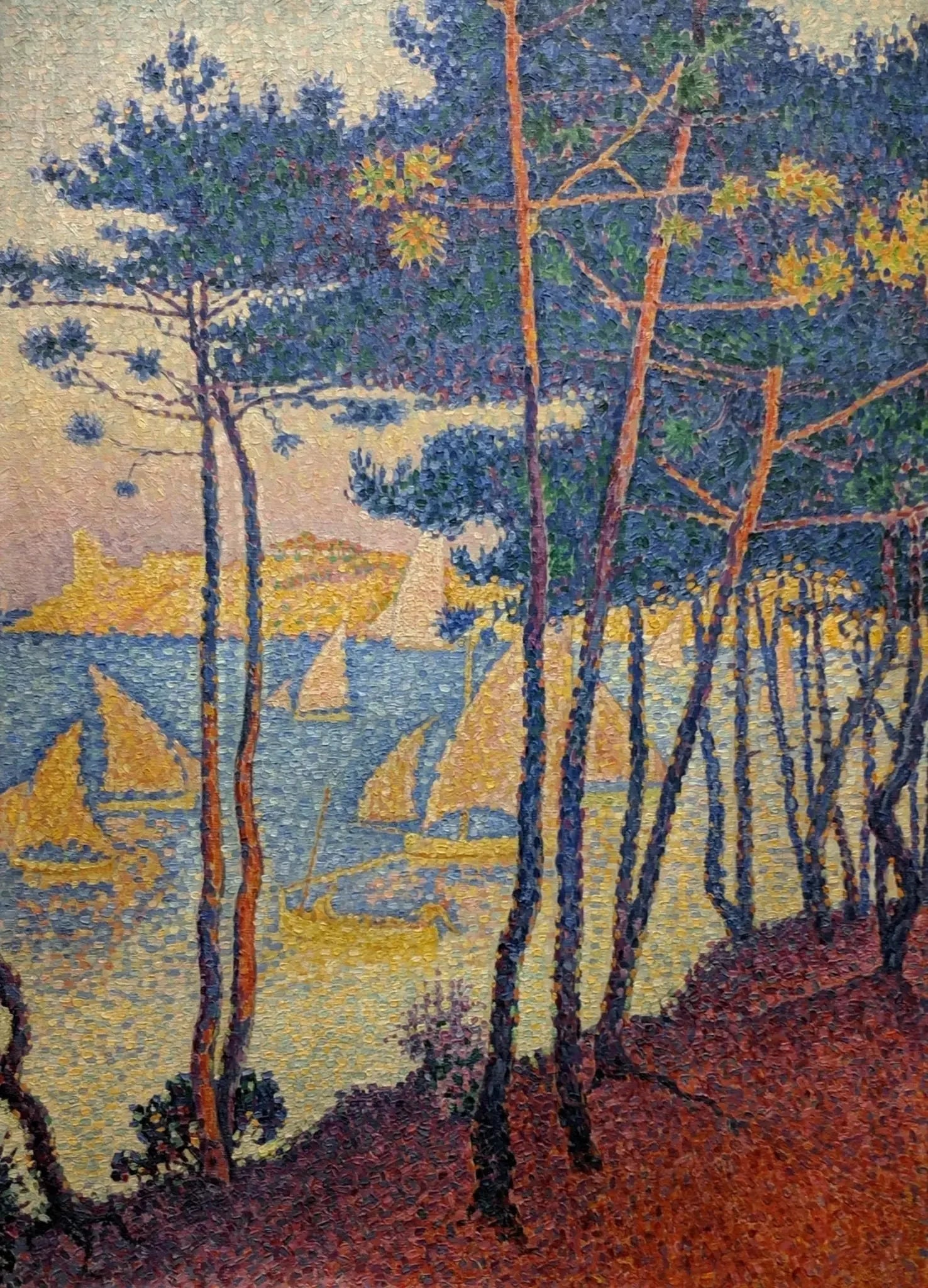 Voiles et épingles - Paul Signac image 1 tableau peint à l’huile sur toile