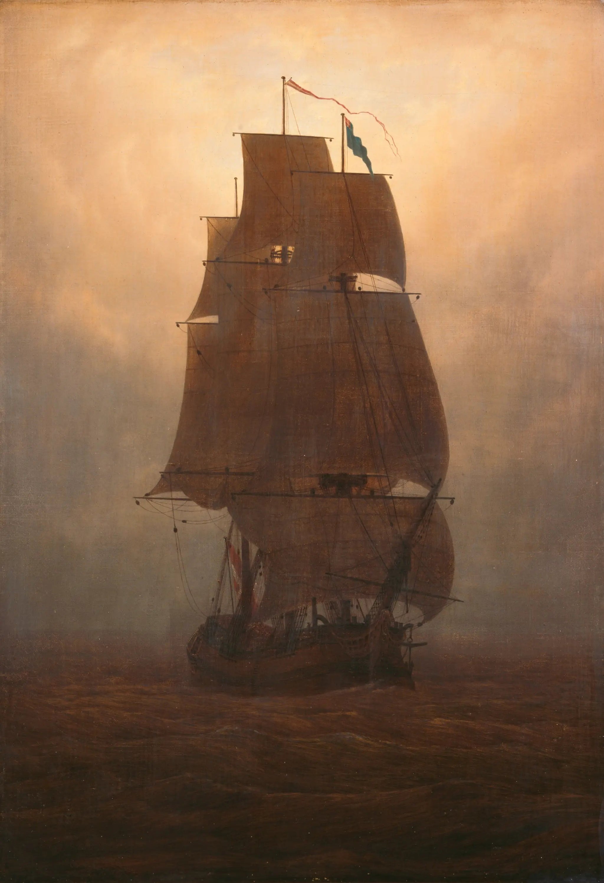 Voilier - Caspar David Friedrich image 1 tableau peint à l’huile sur toile