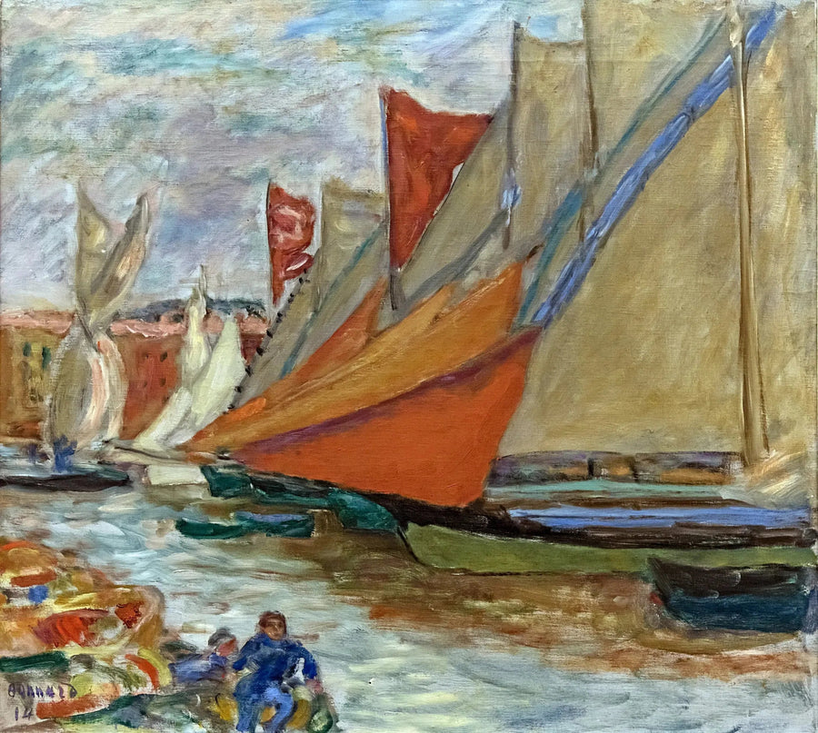 Voiliers au sec - Pierre Bonnard