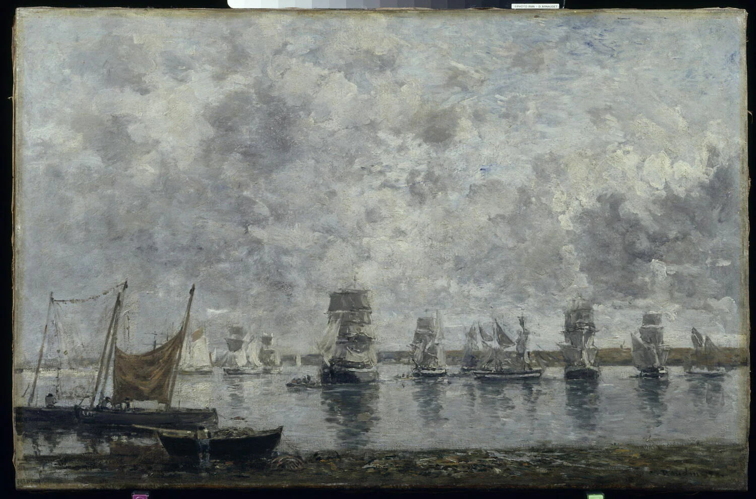 Voiliers, Camaret. - Eugène Boudin