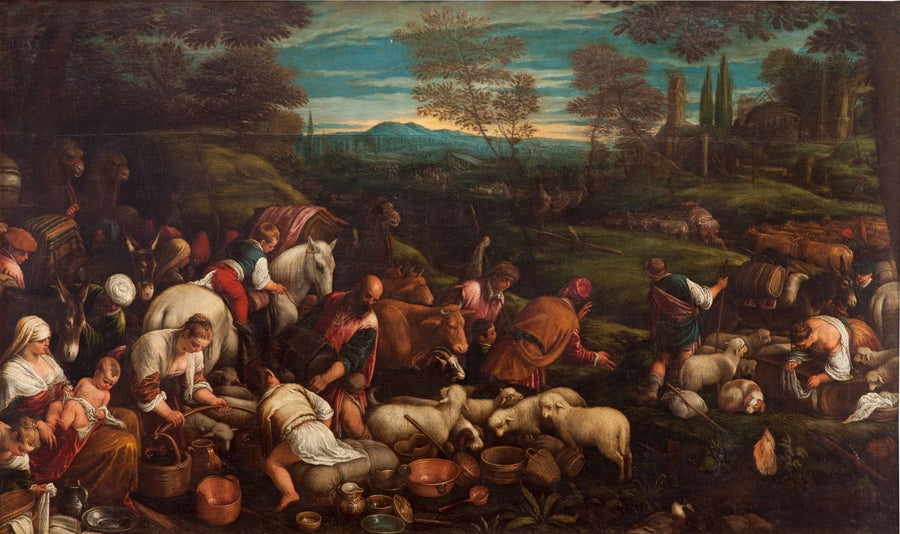 Le voyage de Jacob - Francesco Bassano le Jeune