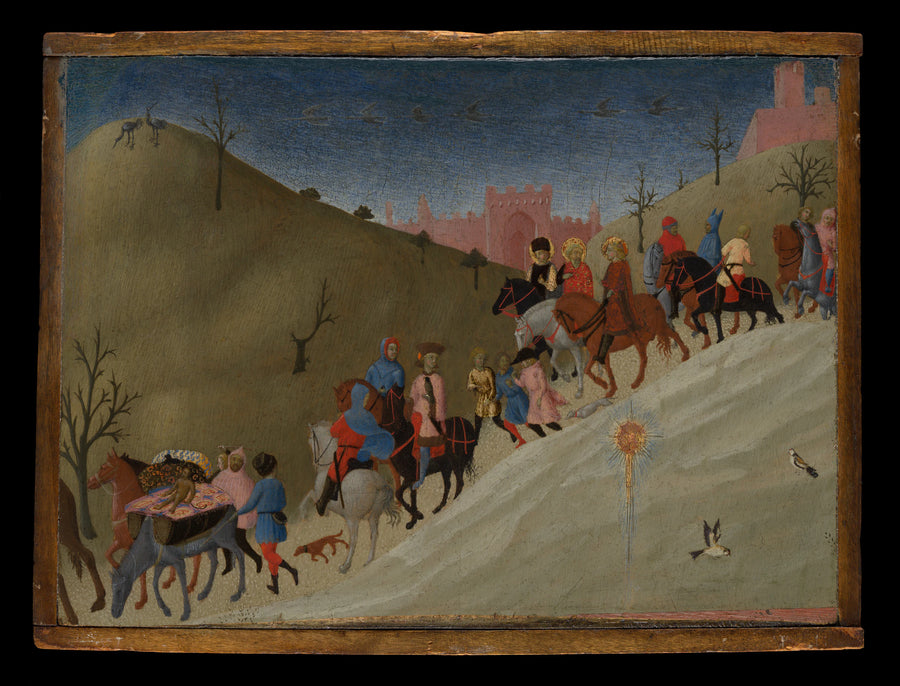 Le voyage des Mages - Sassetta (Stefano di Giovanni)