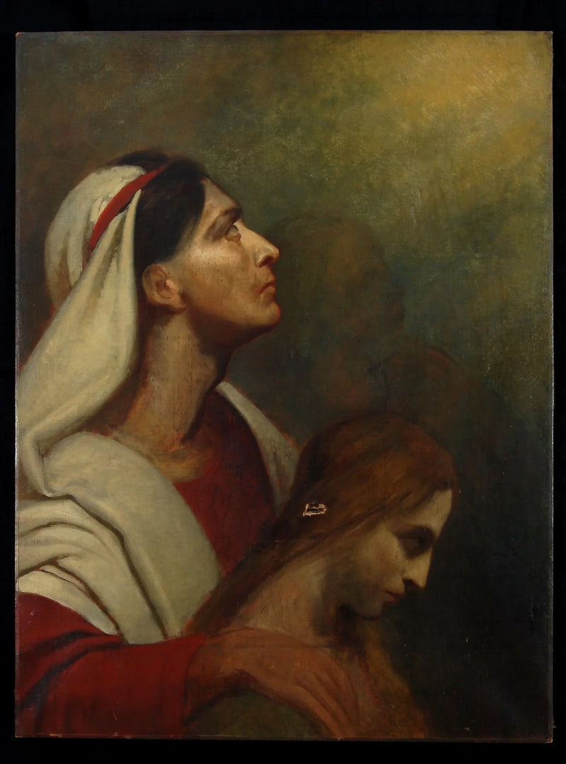 Vrouw met kind - Ary Scheffer