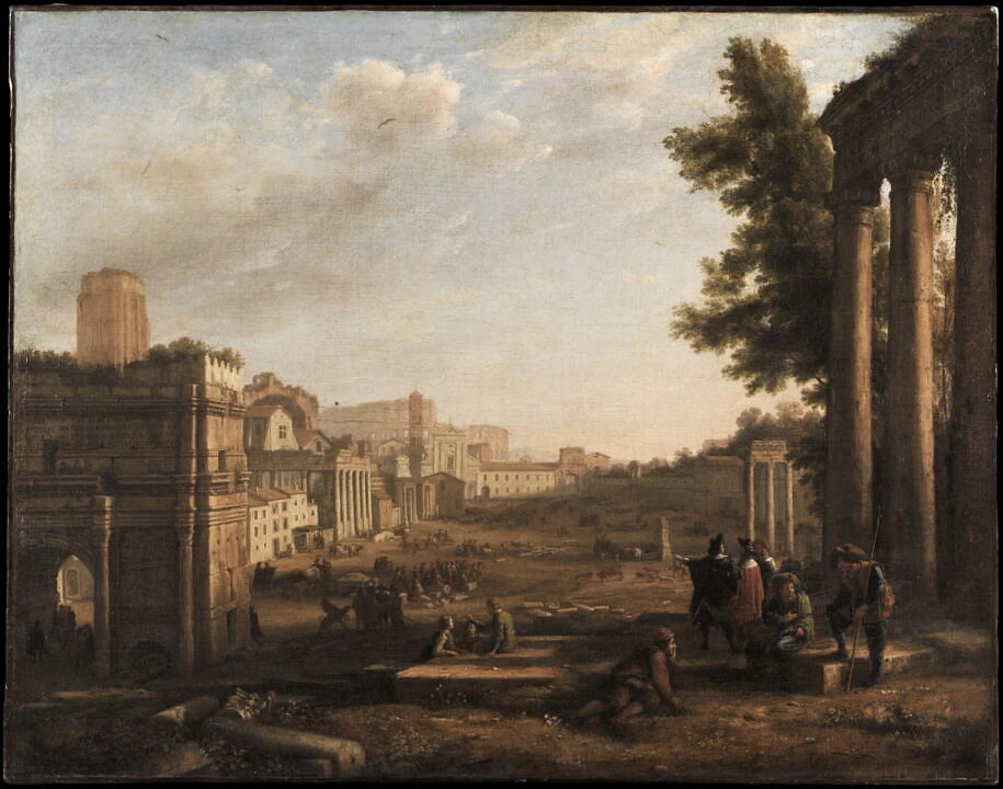 Vue du Campo Vaccino - Claude Gellée