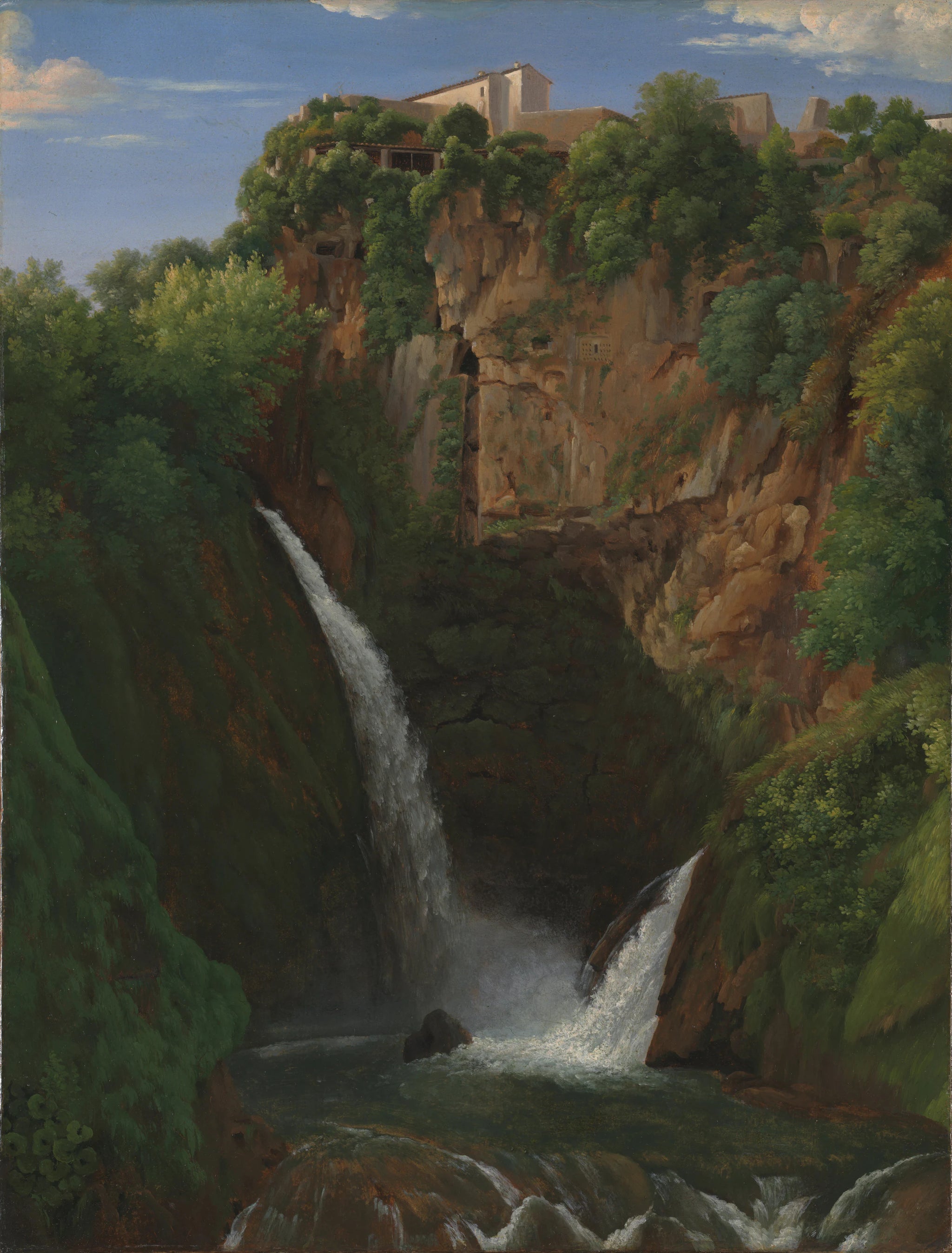 Une vue de la cascade de Tivoli - Jean-Joseph-Xavier Bidauld