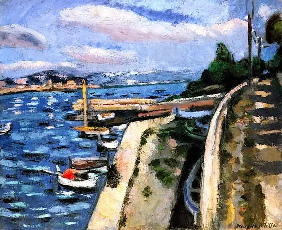 Vue d'Antibes - Henri Matisse image 1 reproduction artisanale de tableau