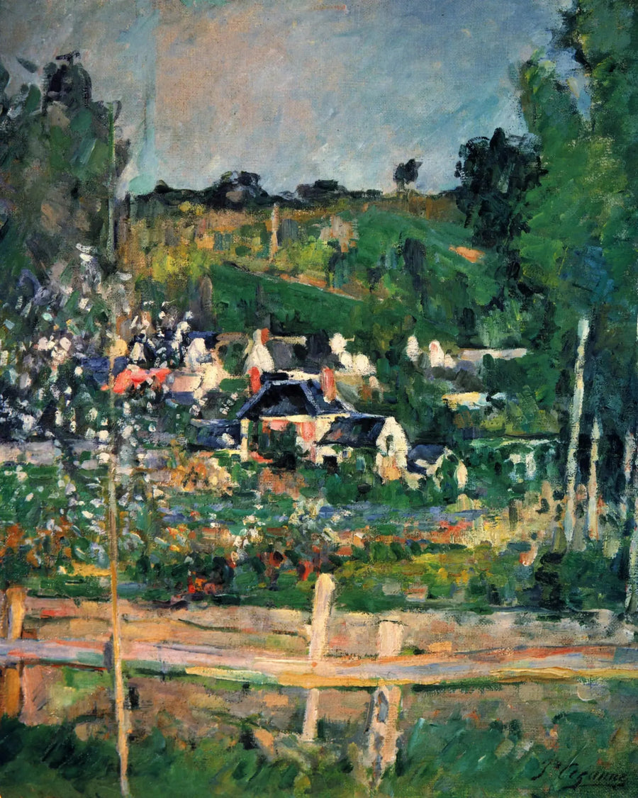 Vue d'Auvers-sur-Oise – La Barrière - Paul Cézanne
