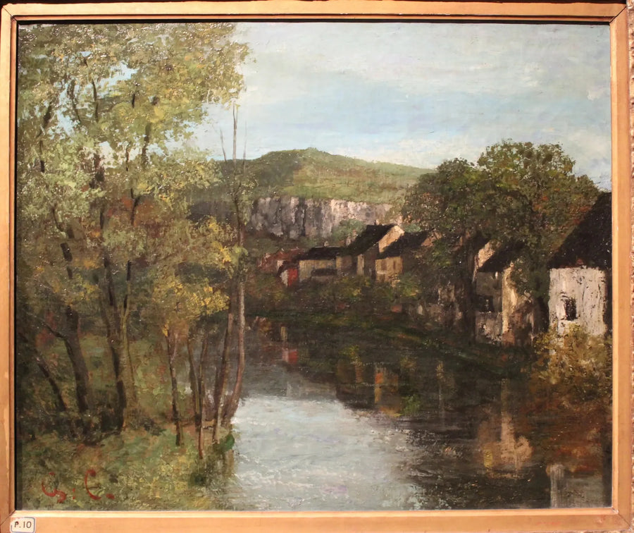 Vue d'Ornans - Gustave Courbet