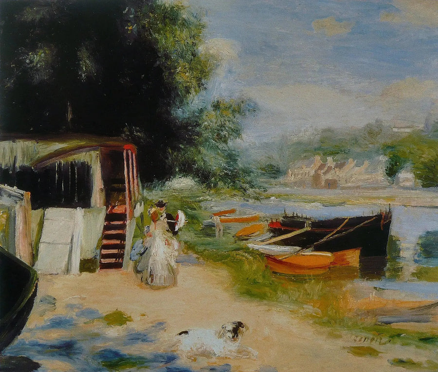 Vue de Bougival - Pierre-Auguste Renoir