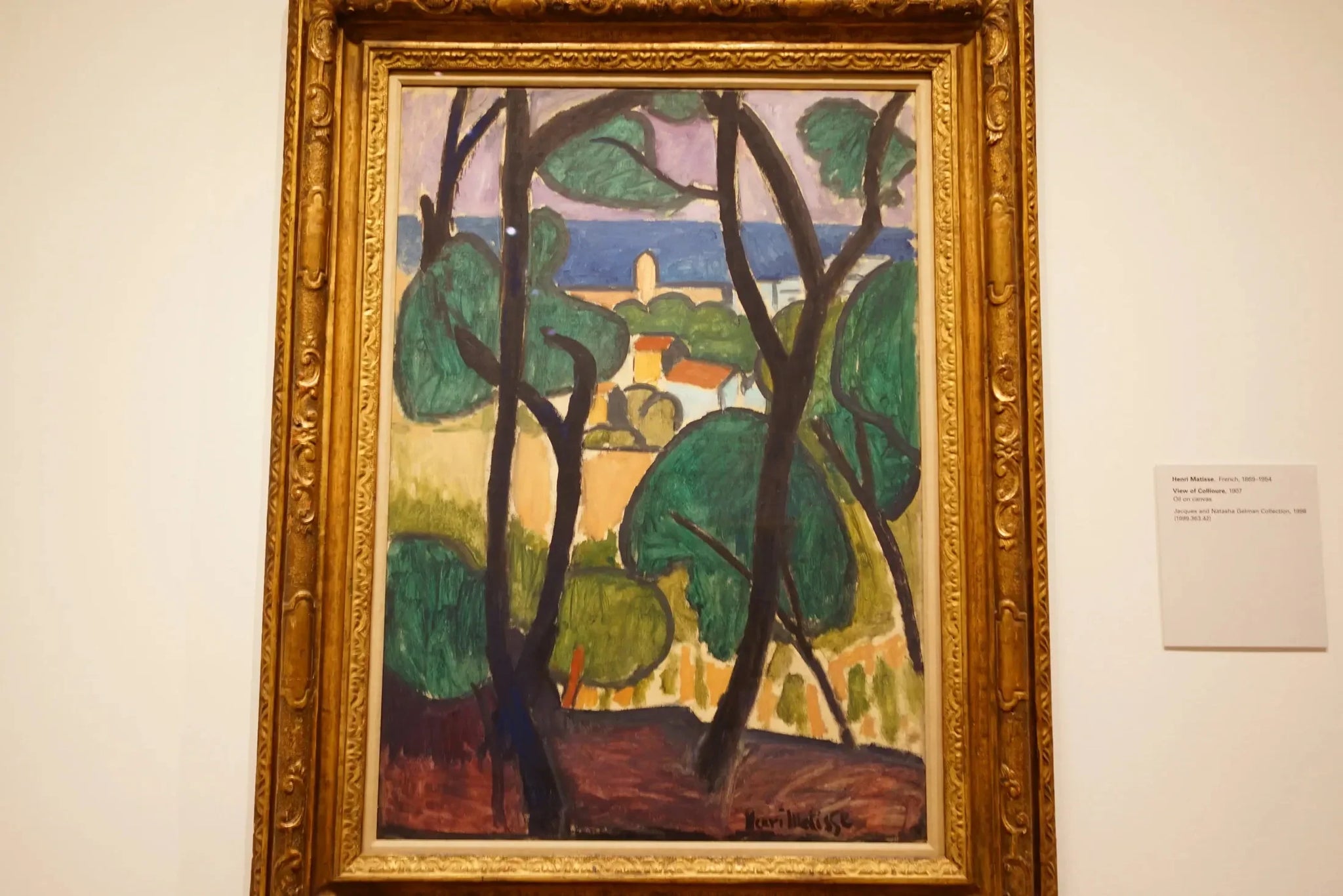 Vue de Collioure - Henri Matisse image 1 copie de tableau peinte à la main