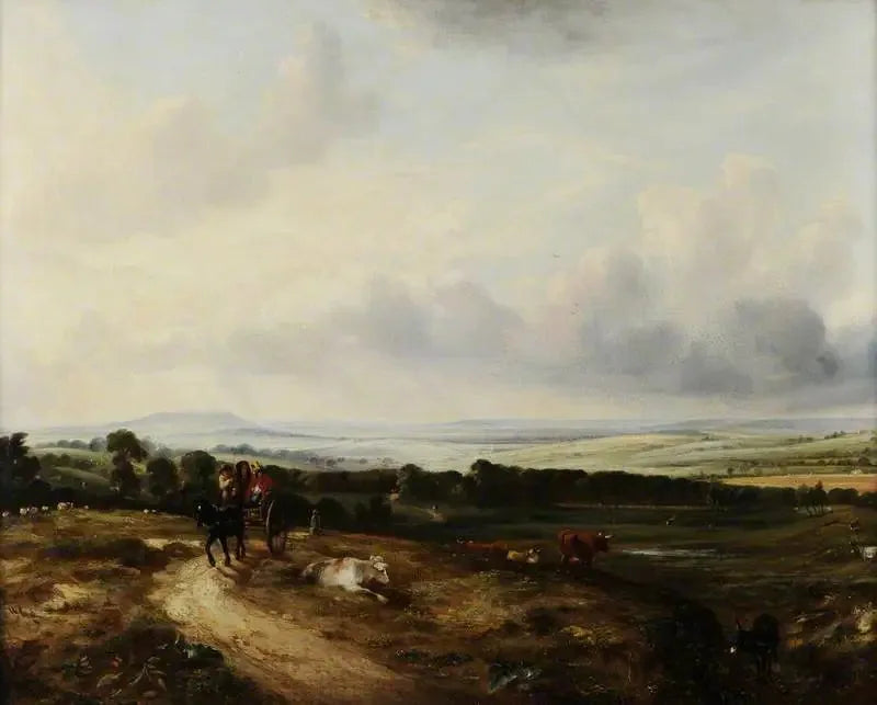 Vue de Hampstead Heath - John Constable image 1 copie de tableau peinte à la main