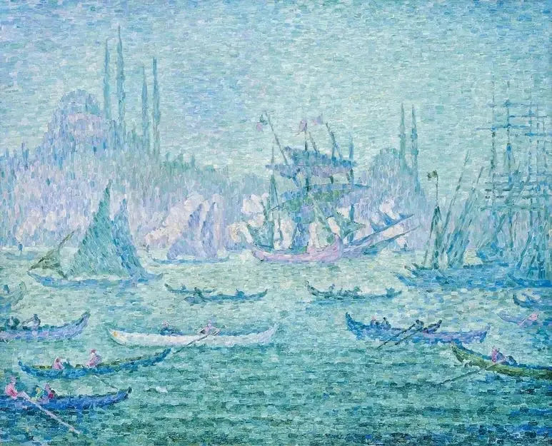 Vue de la Corne d'Or à Constantinople. - Paul Signac