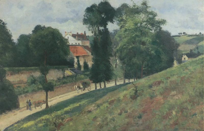 Vue de la Maison des Mathurins, Pontoise - Camille Pissarro