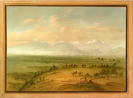 Vue de la Pampa del Sacramento - George Catlin