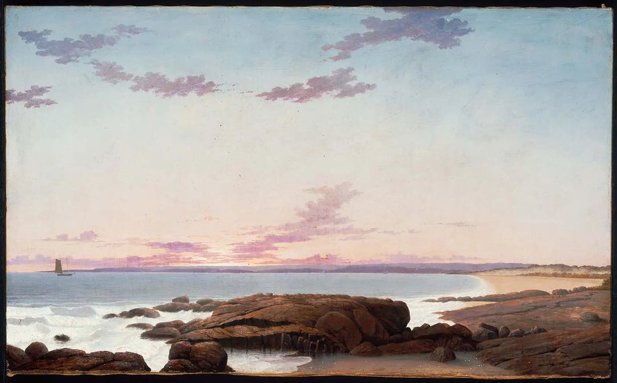 Vue de la plage de Coffin - Fitz Henry Lane