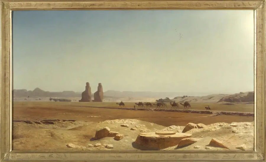 Vue de la plaine de Thèbes (Haute-Egypte) - Jean-Léon Gérôme
