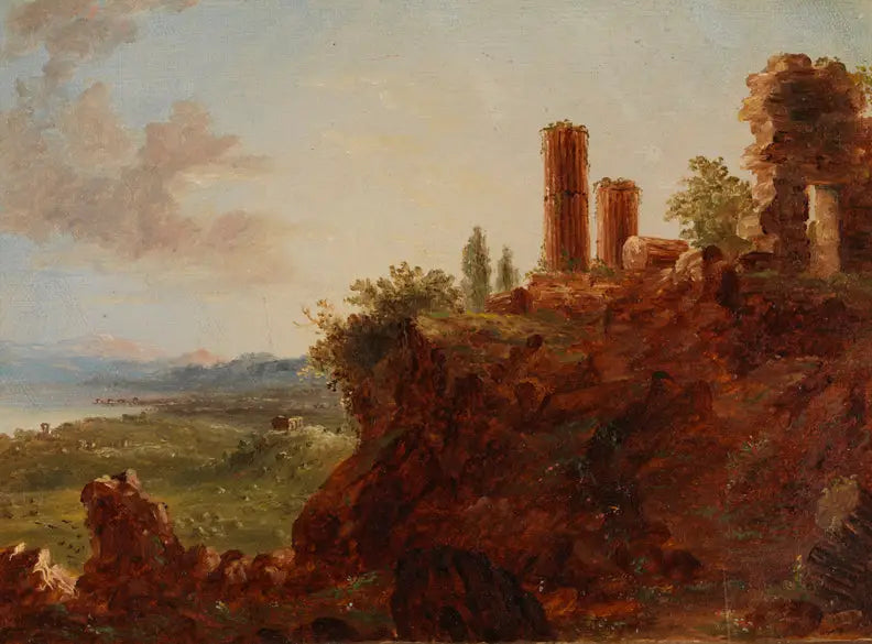 Vue de la Sicile - Thomas Cole image 1 tableau peint à l’huile sur toile