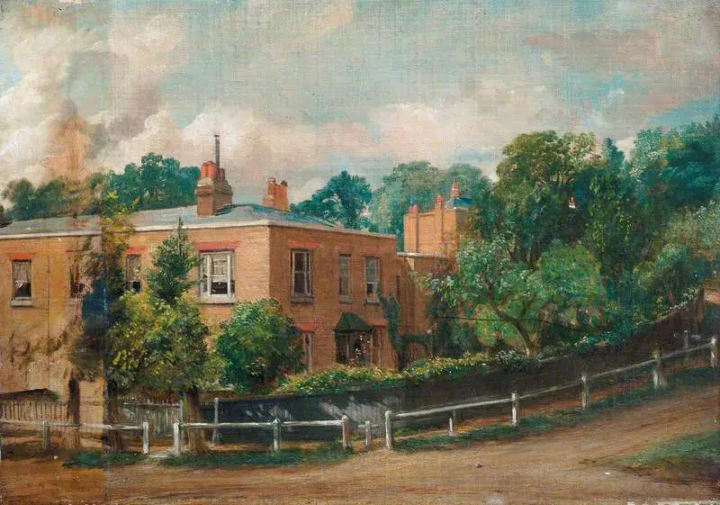 Vue de la terrasse inférieure, Hampstead - John Constable image 1 reproduction réalisée par Alpha Reproduction