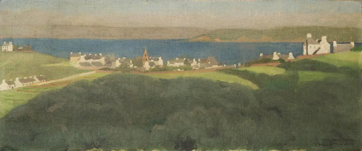 Vue de Locquirec - Félix Vallotton image 1 copie de tableau peinte à la main