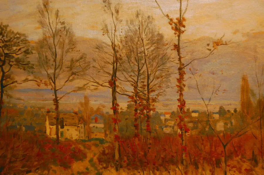 Vue de Louveciennes en automne - Alfred Sisley