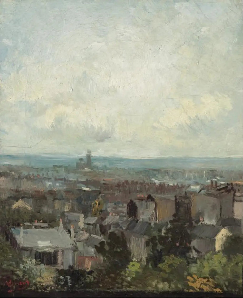 Vue de Paris aux environs de Montmartre - Vincent van Gogh