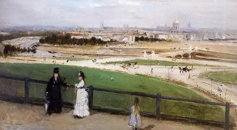 Vue de Paris des hauteurs du Trocadéro - Berthe Morisot