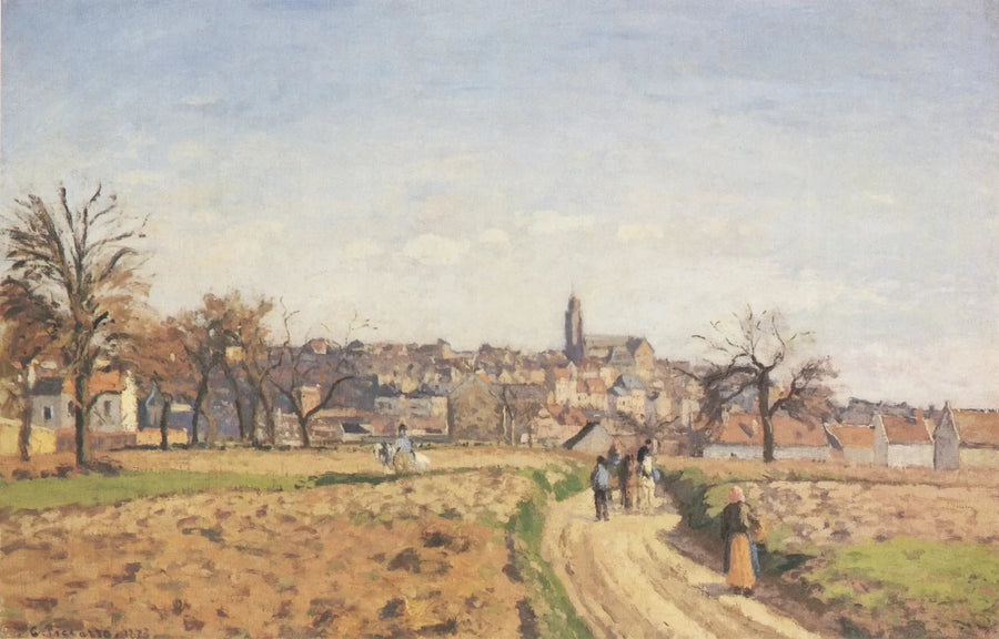Vue de Pontoise - Camille Pissarro