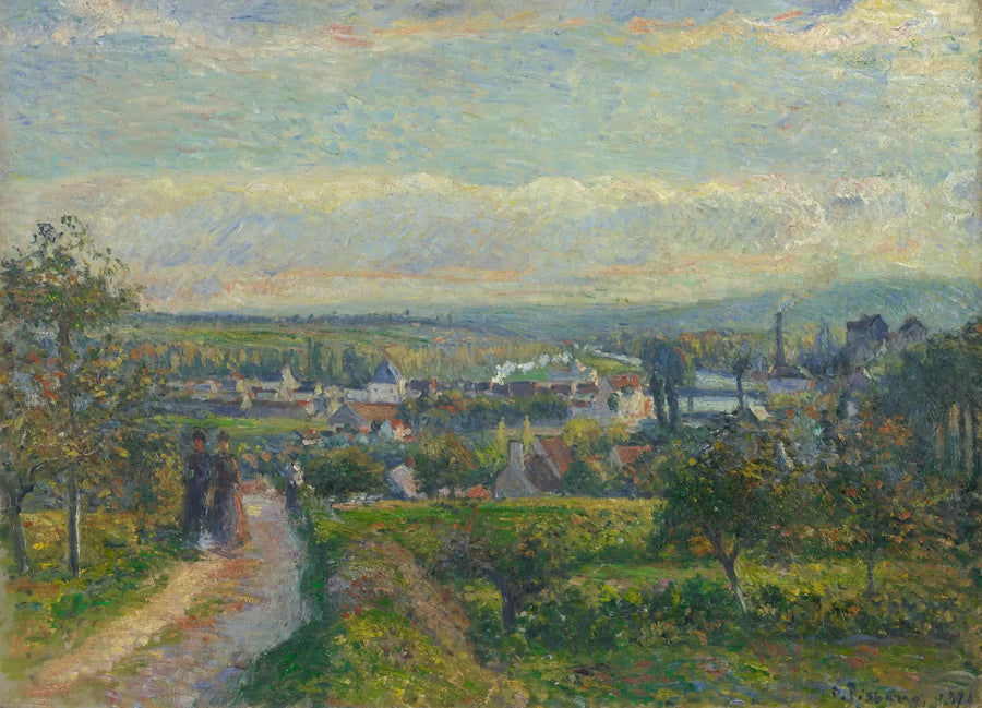 Vue de Saint-Ouen-l'Aumône - Camille Pissarro